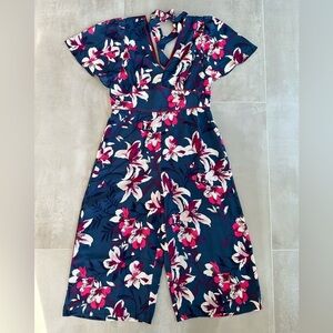 NWT Adelyn Rae Floral Culotte Jumpsuit